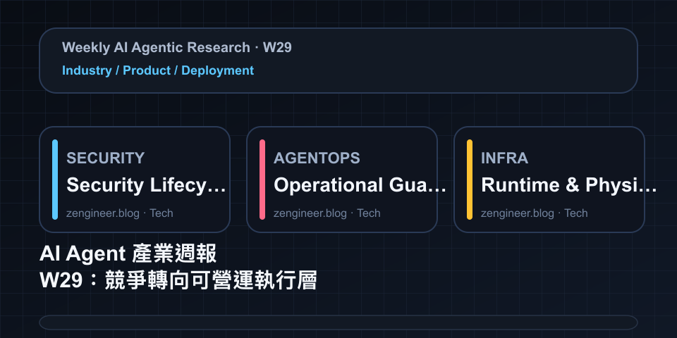 AI Agent 產業週報 W29：競爭轉向可營運執行層（Grok 4.5、AgentCore、Qwen Cloud）